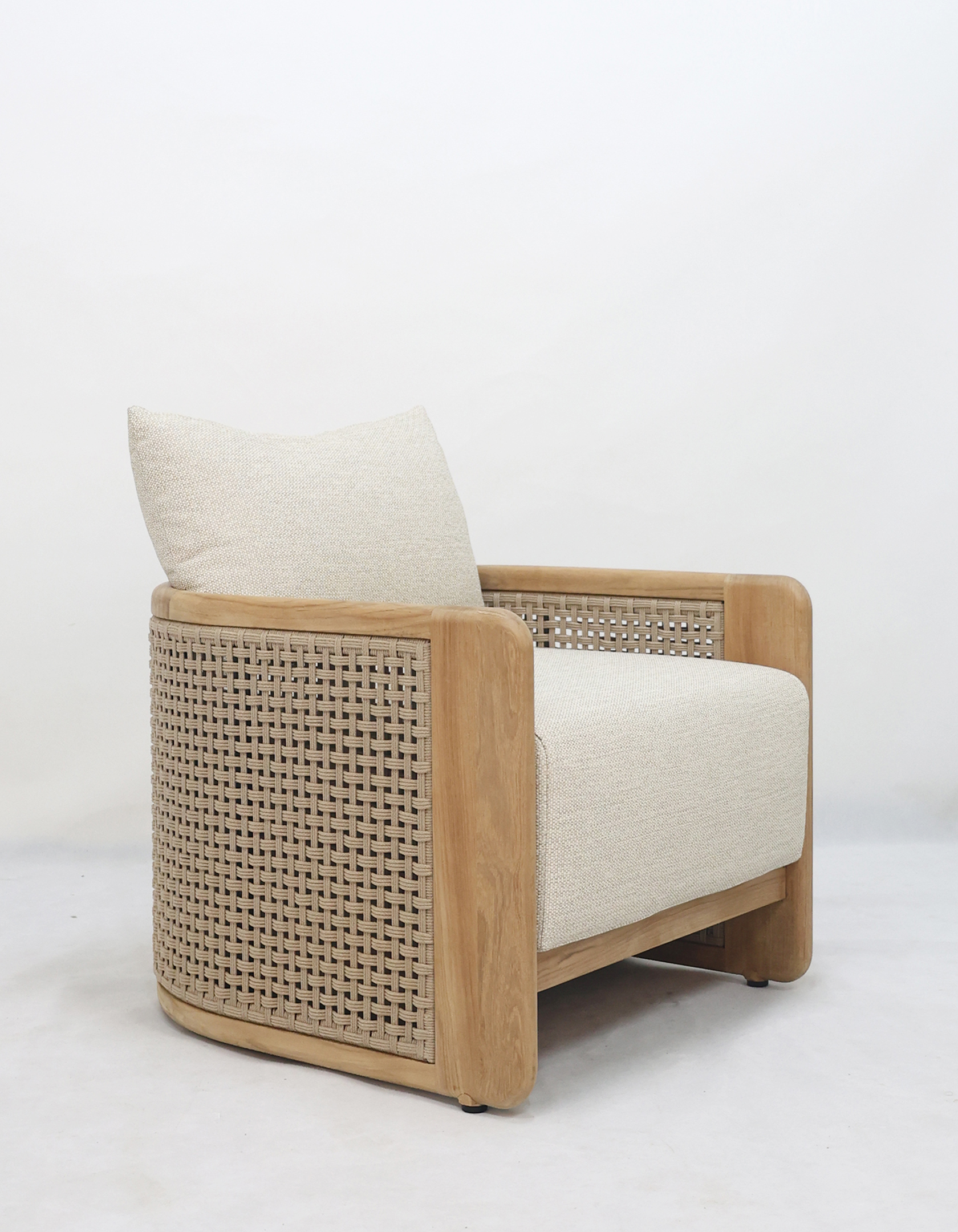 Dining chairs featuring elegant curved armrests, minimalist design, and timeless craftsm